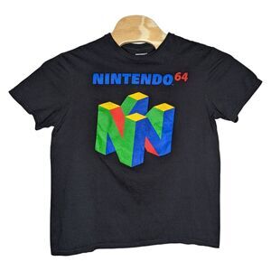 Nintendo 64 Classic Video Game System Graphic T Shirt Size‎ Large 2019